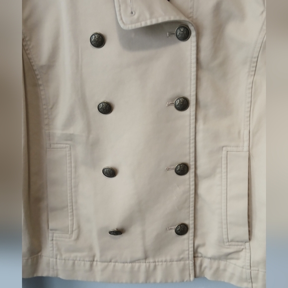 Talbot's Double Breasted Blazer Womens 14 Cotton/Modal Blend Office Wear Casual - Picture 2 of 9